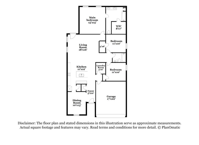 2,155/Mo, 15459 Casita Verde Way Houston, TX 77049 Floor Plan View