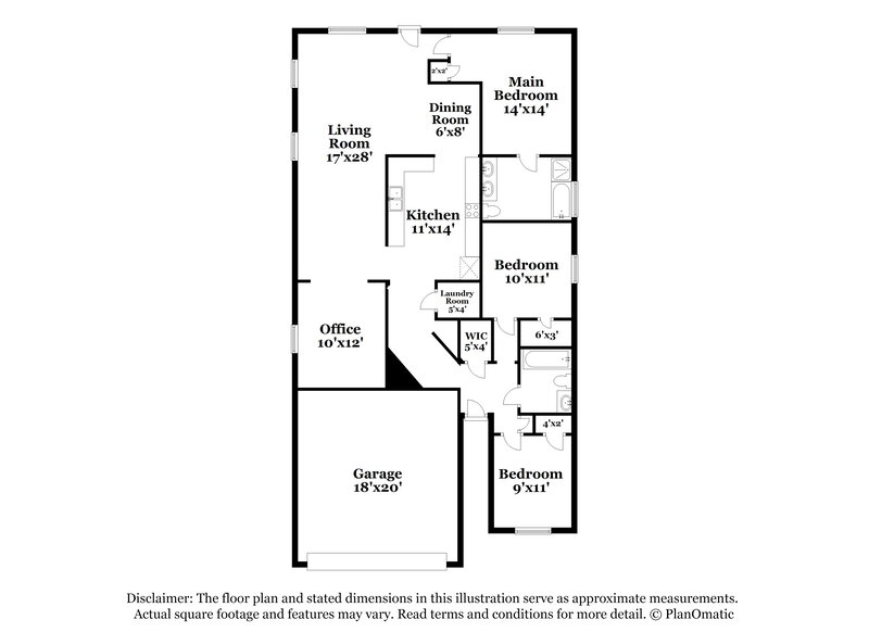 3,020/Mo, 10223 Sulphur Stream Dr Houston, TX 77095 Floor Plan View