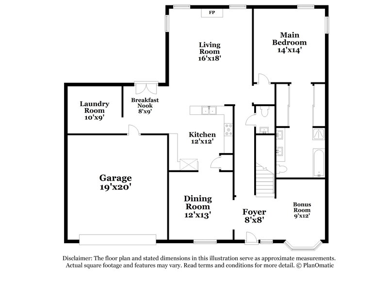 2,360/Mo, 2107 Musket Ridge Dr Richmond, TX 77406 Floor Plan View