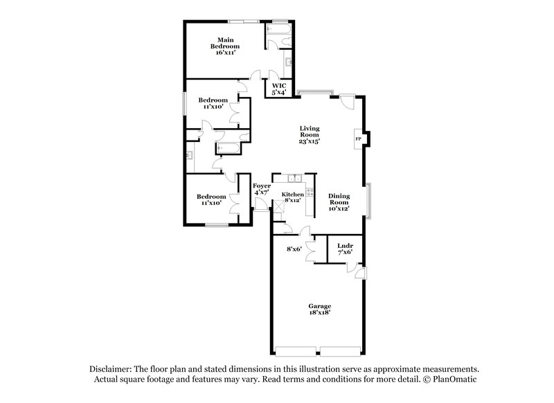 1,725/Mo, 5419 Deer Timbers Trl Humble, TX 77346 Floorplan View
