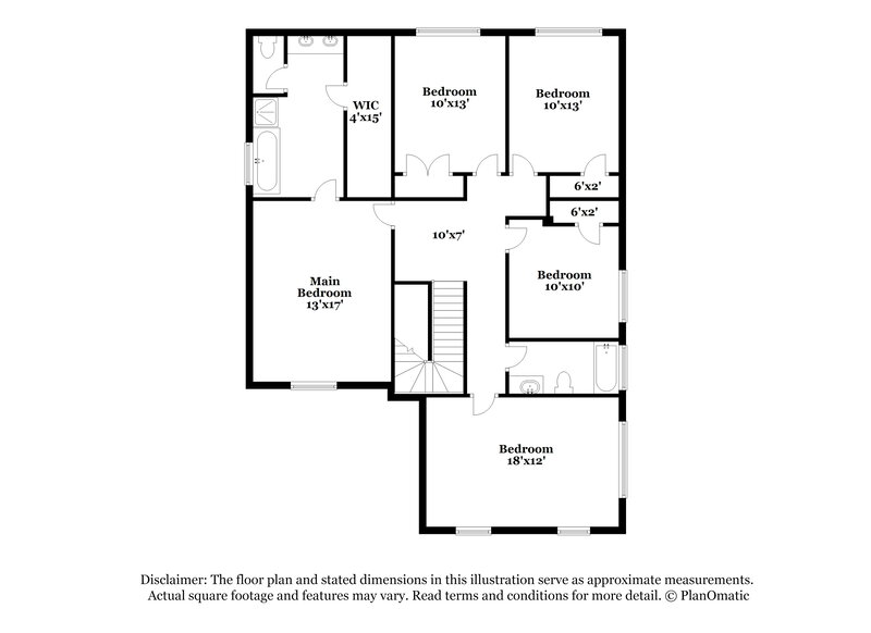 1,820/Mo, 5007 Willow Point Dr Conroe, TX 77303 Floor Plan View 2