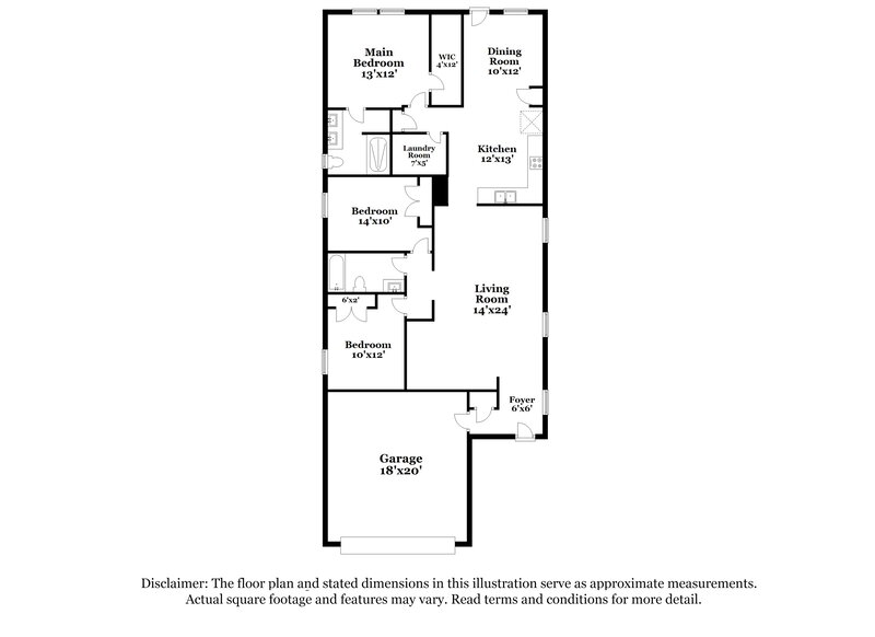 2,990/Mo, 5815 Longhorn Run Ln Katy, TX 77493 Floor Plan View