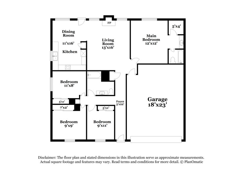 1,900/Mo, 23411 Newgate Dr Spring, TX 77373 Floor Plan View