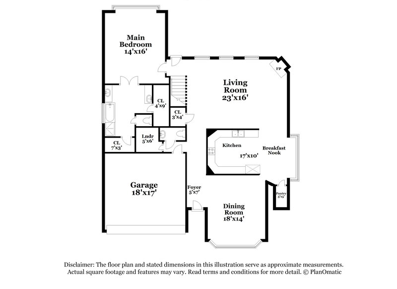 2,400/Mo, 216 Meadowhill Ln Dickinson, TX 77539 Floorplan View