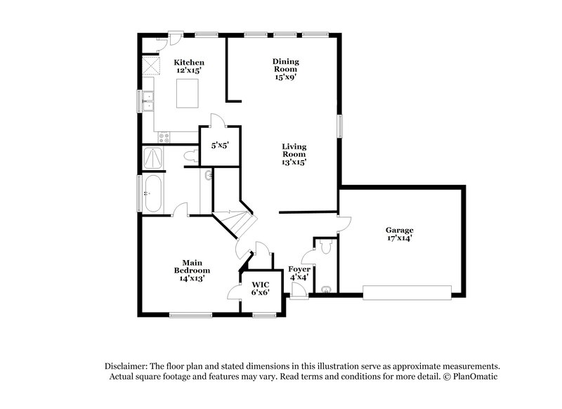 1,855/Mo, 619 Sea Anchor Way Crosby, TX 77532 Floor Plan View