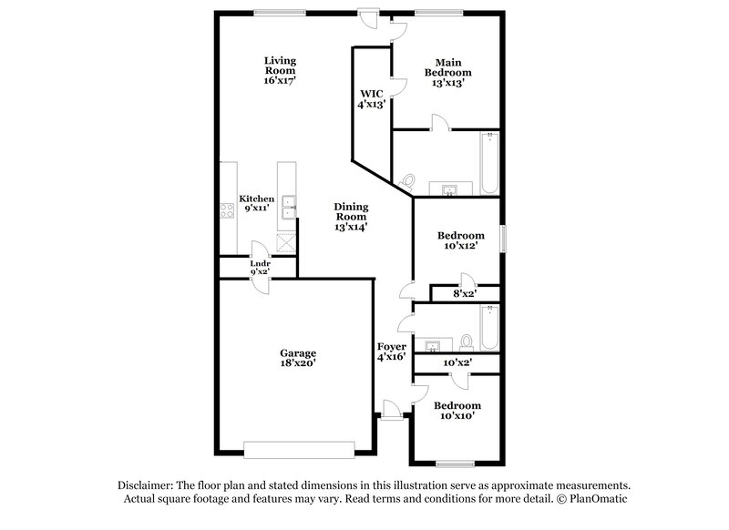 1,470/Mo, 25072 Authors Dr Magnolia, TX 77355 Floor Plan View