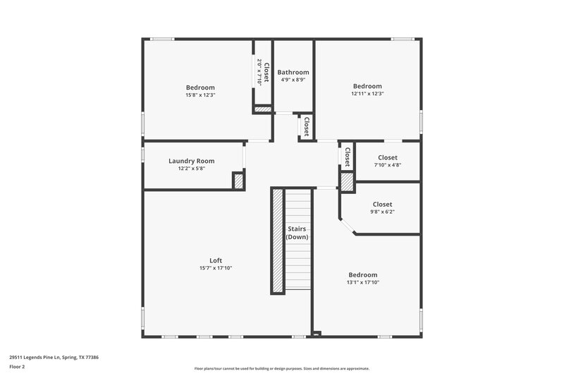 2,010/Mo, 29511 Legends Pine Ln Spring, TX 77386 Floor Plan View 2