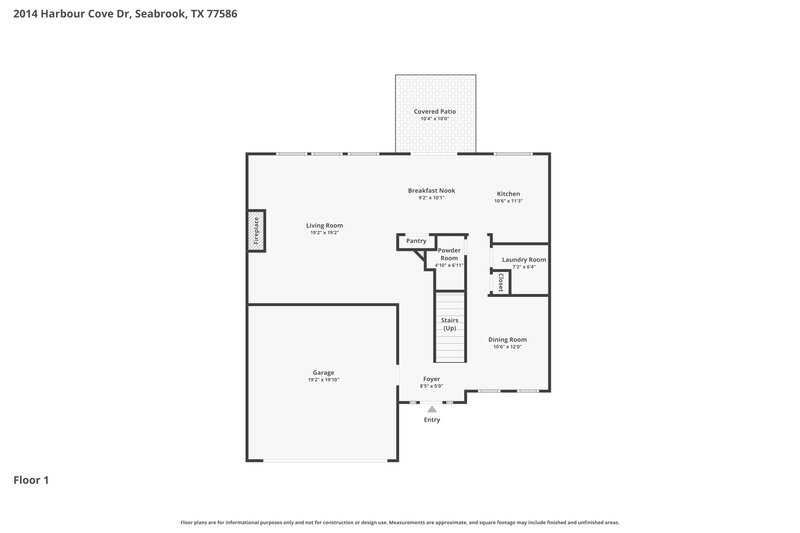 2,445/Mo, 2014 Harbour Cove Dr Seabrook, TX 77586 Floor Plan View