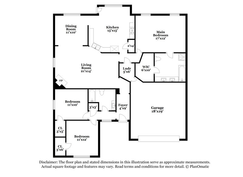 2,095/Mo, 20827 Oak Rain Ct Katy, TX 77449 Floor Plan View