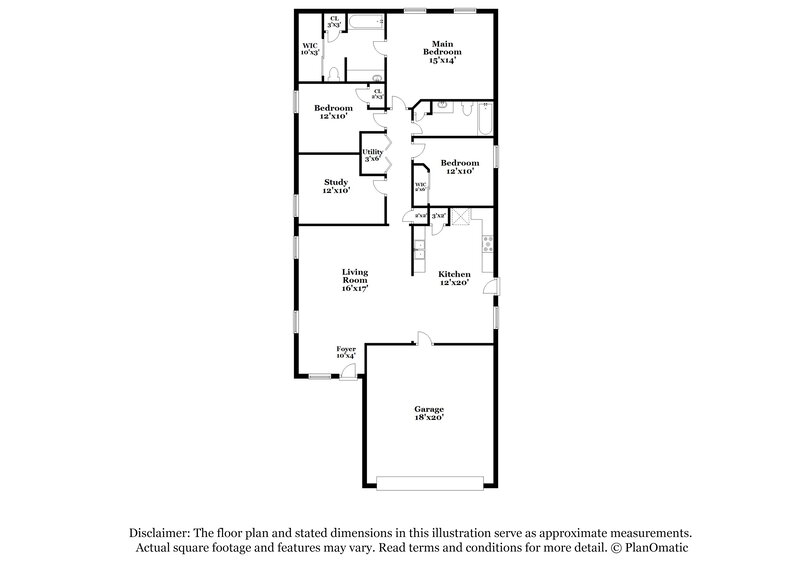 1,705/Mo, 20022 Appaloosa Ridge Dr Humble, TX 77338 Floor Plan View