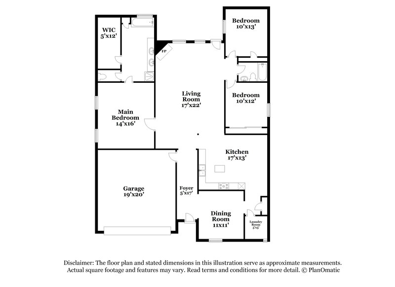 1,995/Mo, 9957 Yearling Pl Conroe, TX 77385 Floorplan View