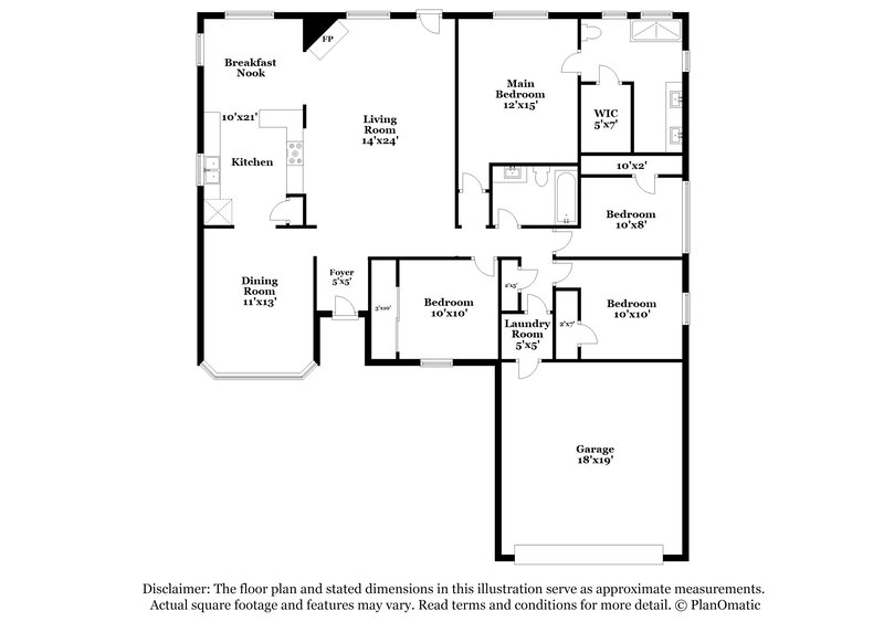 2,225/Mo, 9330 Jan Glen Ln Spring, TX 77379 Floor Plan View