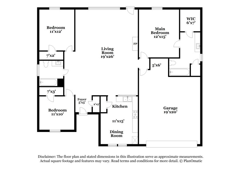 2,000/Mo, 9119 Smokehollow Dr Houston, TX 77064 Floor Plan View