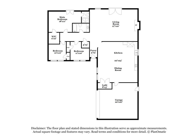 2,380/Mo, 6511 Gleneagles Dr Pasadena, TX 77505 Floorplan View