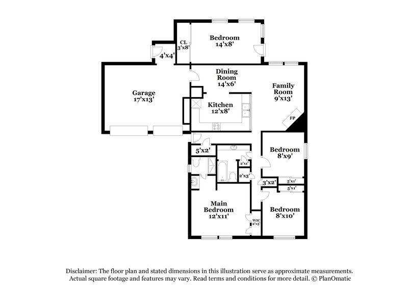 1,945/Mo, 2814 Ashington Dr Houston, TX 77067 Floor Plan View