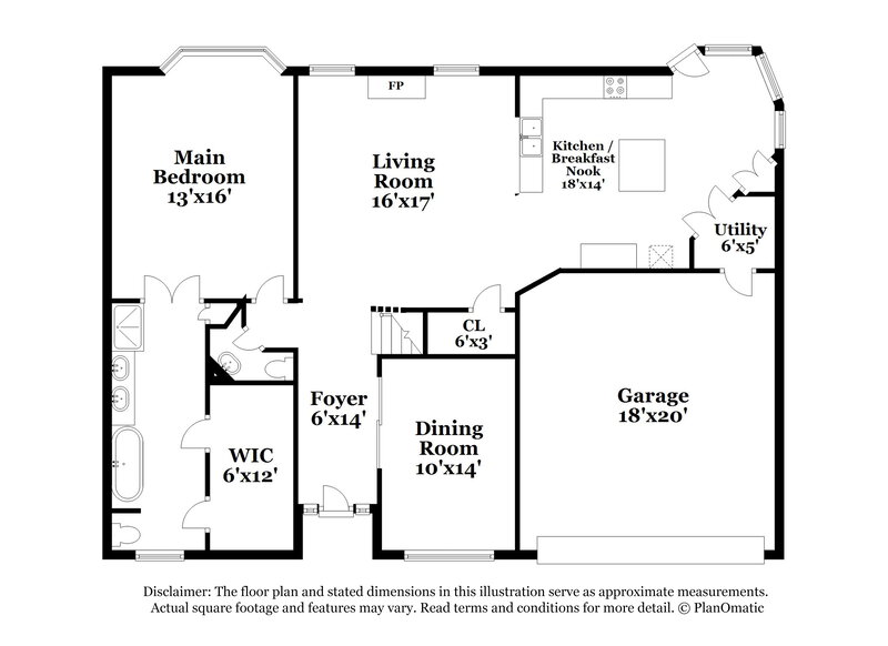 2,915/Mo, 1236 Deer Ridge Dr League City, TX 77573 Floor Plan View