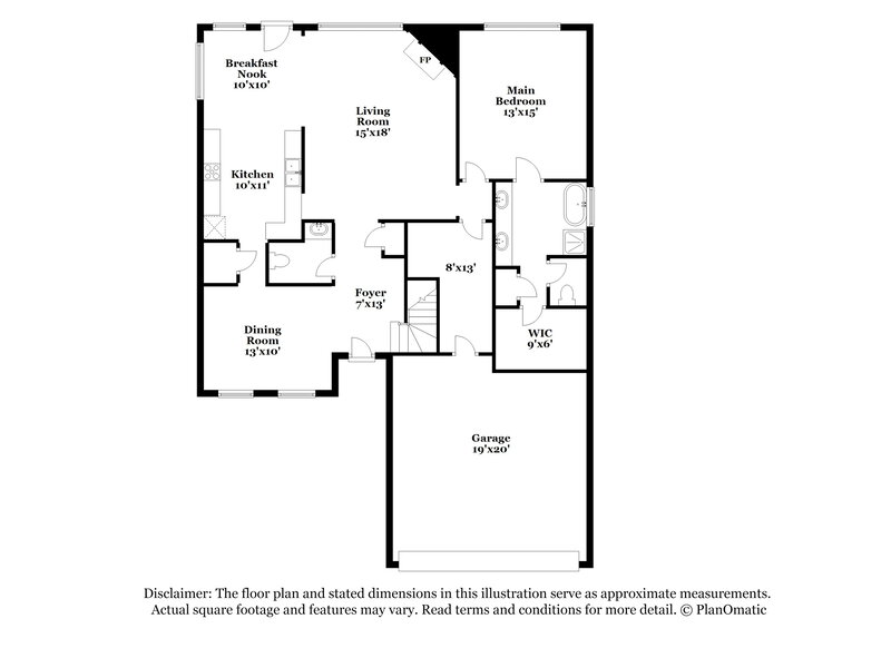 2,500/Mo, 3240 Rippling Falls Ln Dickinson, TX 77539 Floor Plan View 2
