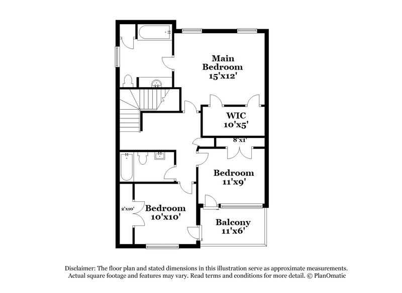 1,915/Mo, 6305 Mountain Pines Ln Katy, TX 77449 Floor Plan View 2