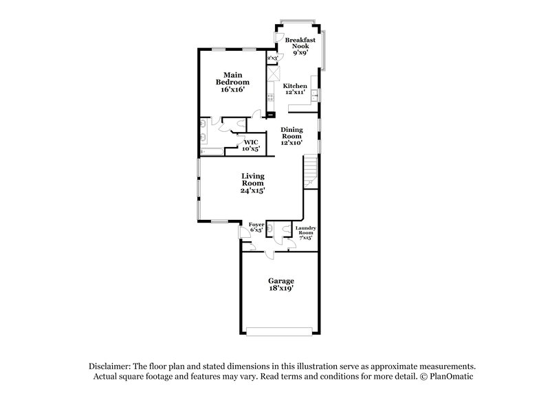 2,230/Mo, 5115 Misty Ln Bacliff, TX 77518 Floor Plan View