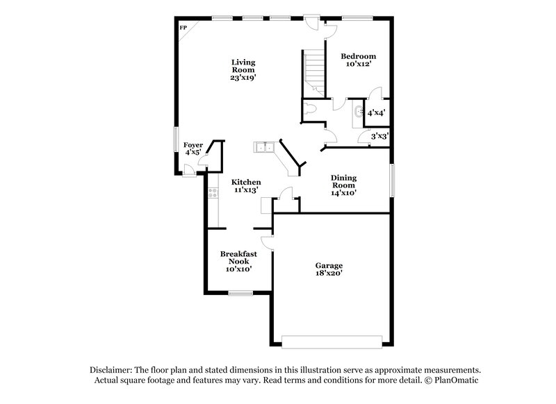 2,020/Mo, 9822 Climbing Tree St Conroe, TX 77385 Floor Plan View 2