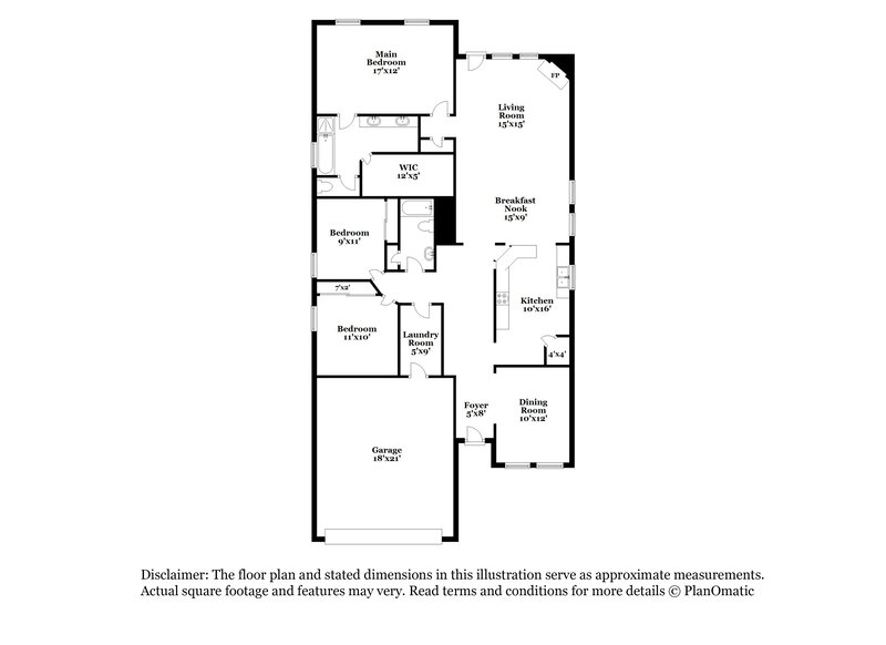 1,890/Mo, 2527 Elm Crossing Trl Spring, TX 77386 Floorplan View