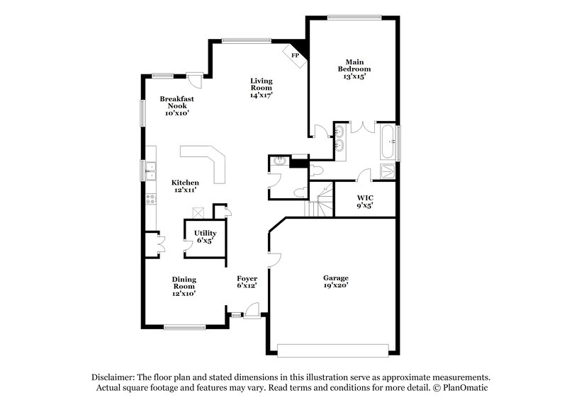 2,315/Mo, 16402 Ancient Forest Dr Humble, TX 77346 Floor Plan View