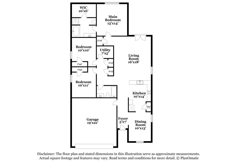 1,730/Mo, 30810 Roadie Pass Magnolia, TX 77355 Floor Plan View