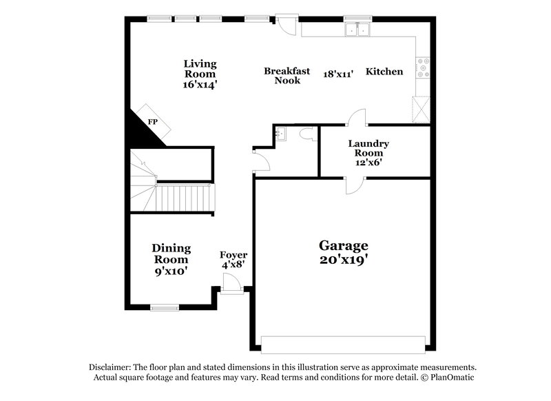 2,055/Mo, 8410 Tararin Ln Richmond, TX 77407 Floor Plan View