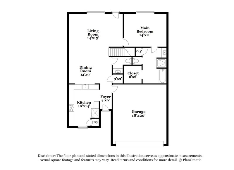 2,510/Mo, 12027 Fairquarter Ln Pinehurst, TX 77362 Floor Plan View