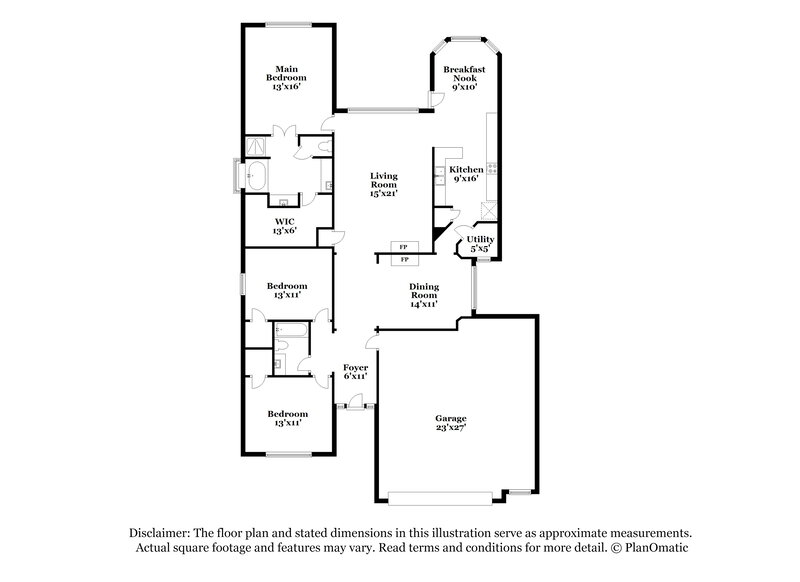 1,930/Mo, 14102 Seagler Springs Ln Houston, TX 77044 Floor Plan View