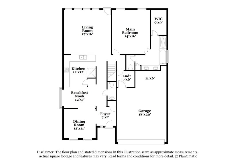 2,620/Mo, 16146 Fairway Creek Cir Crosby, TX 77532 Floor Plan View