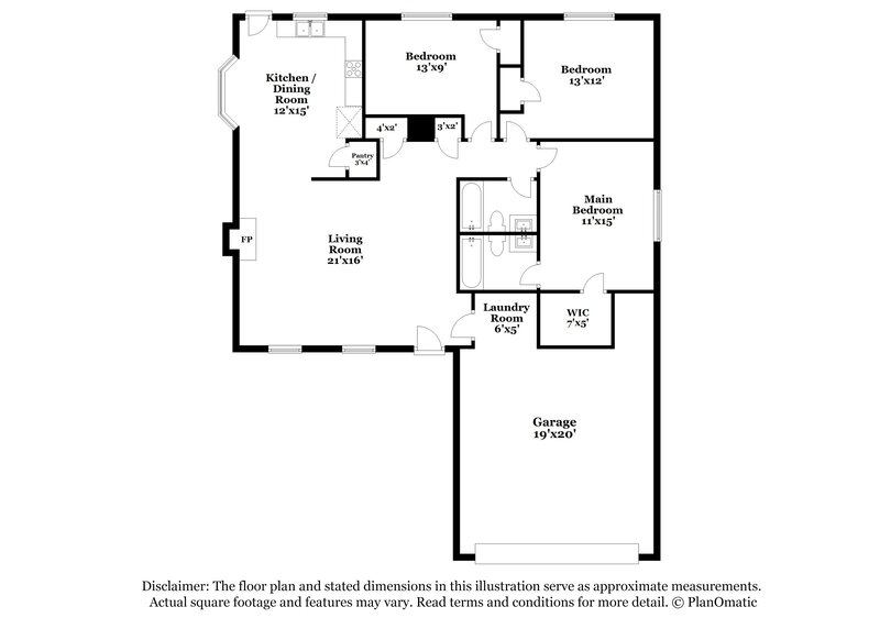 1,710/Mo, 4510 Tylergate Dr Spring, TX 77373 Floor Plan View