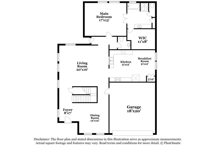 2,295/Mo, 10007 Willow Wood Way Houston, TX 77070 Floor Plan View