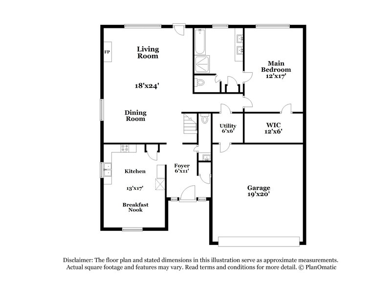2,655/Mo, 18919 Dee Woods Dr Humble, TX 77346 Floor Plan View