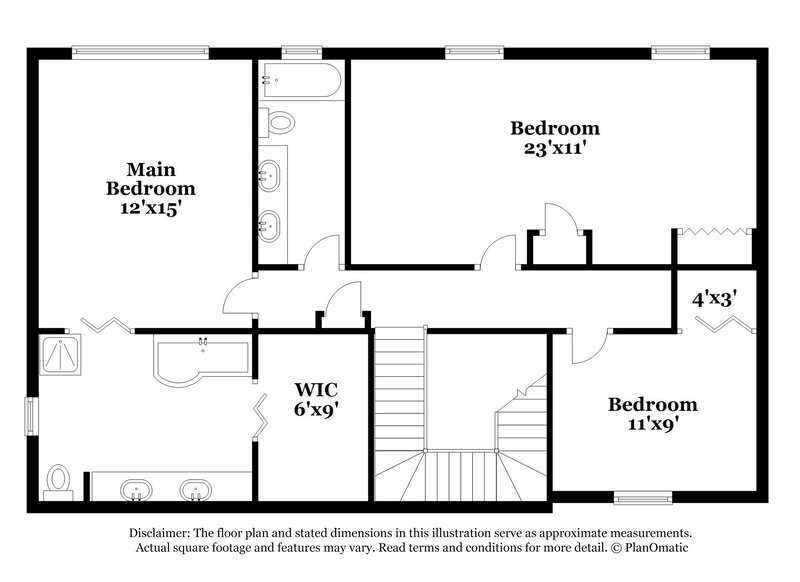 2,130/Mo, 2806 Sunshine Circle Sugar Land, TX 77479 Floor Plan View 2
