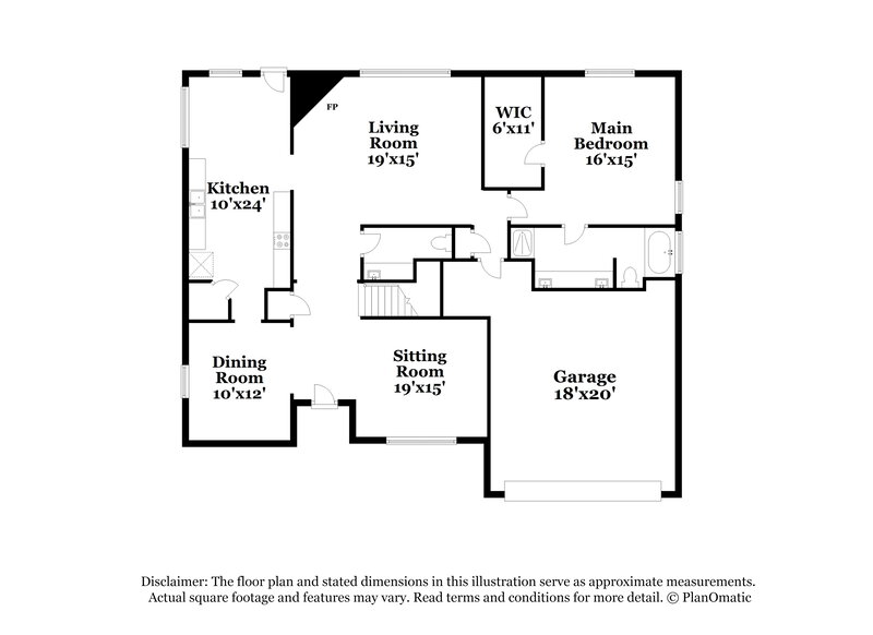 2,280/Mo, 5015 Cupids Bower Ct Spring, TX 77388 Floor Plan View