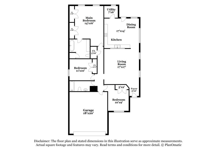 2,035/Mo, 3434 Legends Wild Dr Spring, TX 77386 Floor Plan View