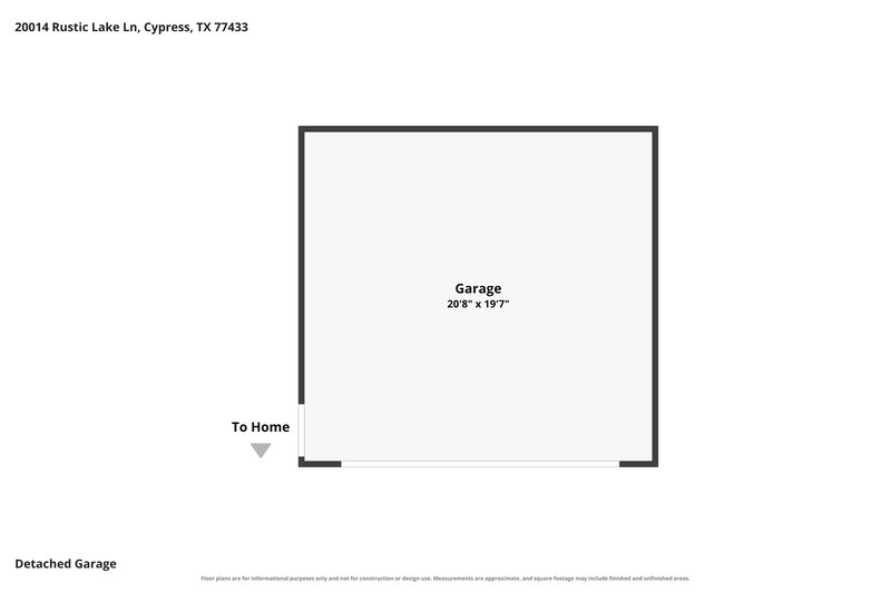 2,125/Mo, 20014 Rustic Lake Ln Cypress, TX 77433 Floor Plan View