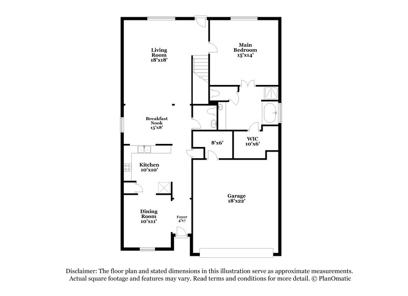 2,045/Mo, 7711 Fox Knoll Ln Humble, TX 77338 Floor Plan View