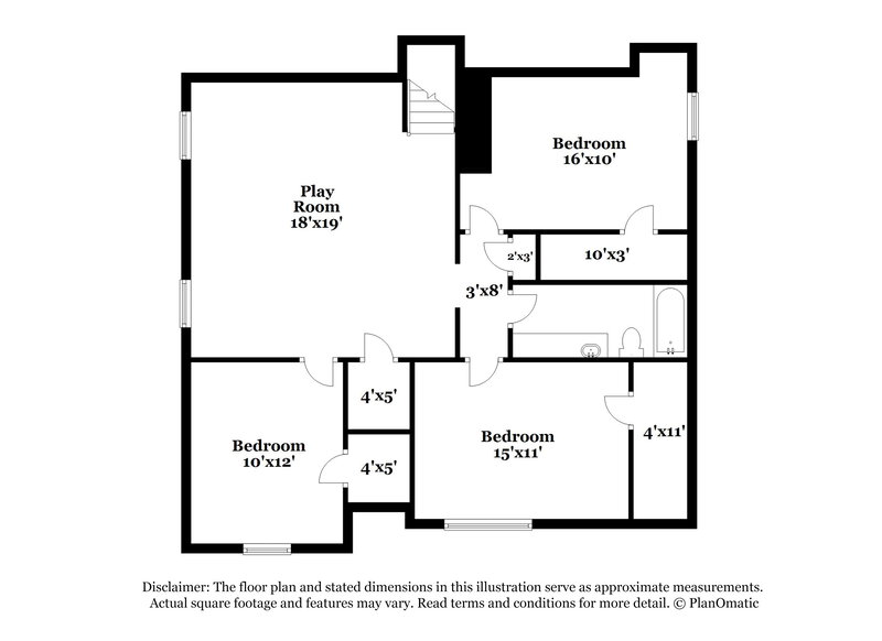 2,045/Mo, 7711 Fox Knoll Ln Humble, TX 77338 Floor Plan View 2