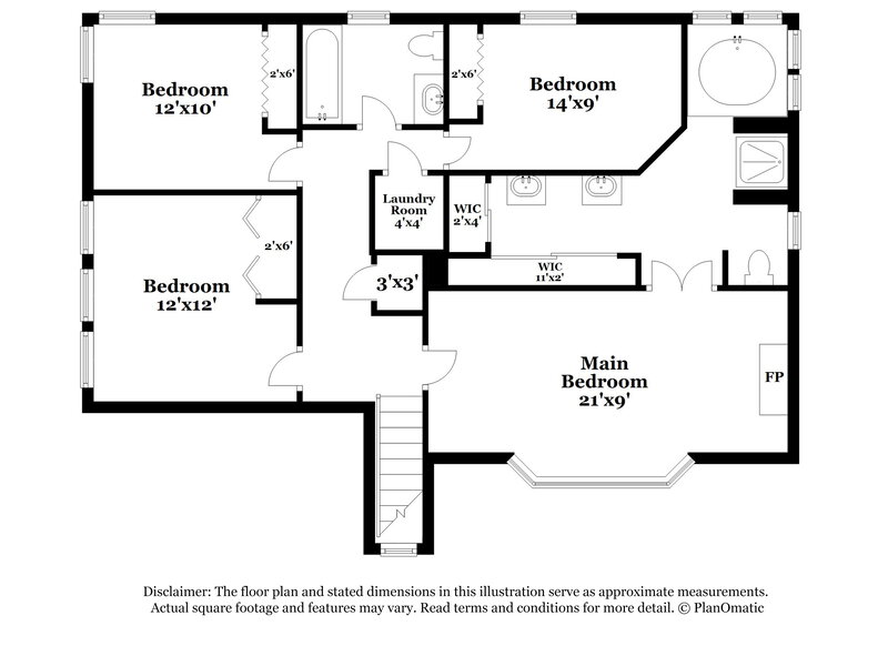 2,215/Mo, 19411 Lake Hollow Ln Houston, TX 77084 Floor Plan View