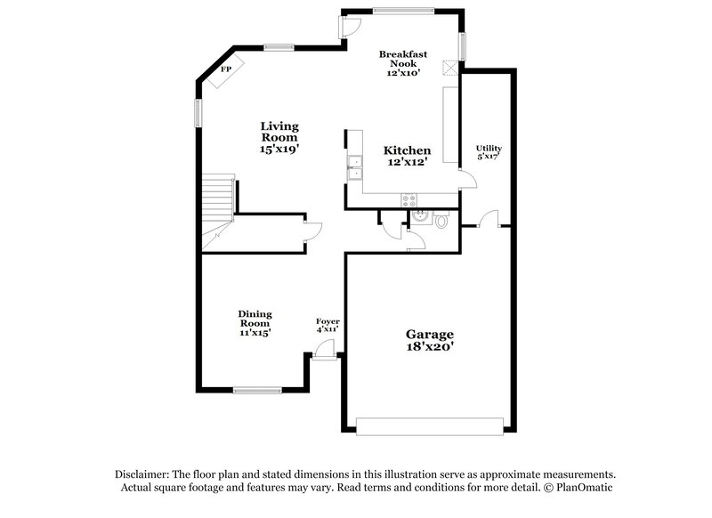 1,855/Mo, 5026 Amorgas Isle Dr Spring, TX 77388 Floorplan View