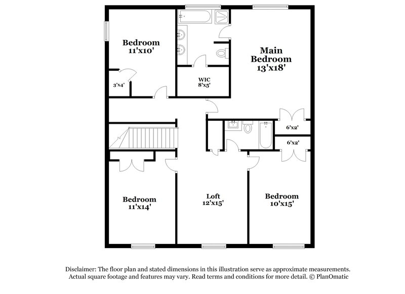 1,855/Mo, 5026 Amorgas Isle Dr Spring, TX 77388 Floorplan View 2