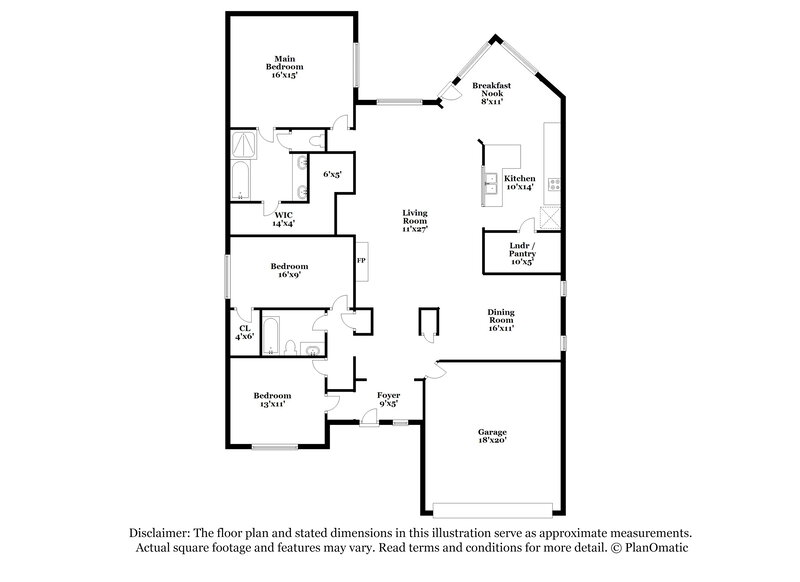 2,330/Mo, 16915 Marlin Spike Way Crosby, TX 77532 Floor Plan View