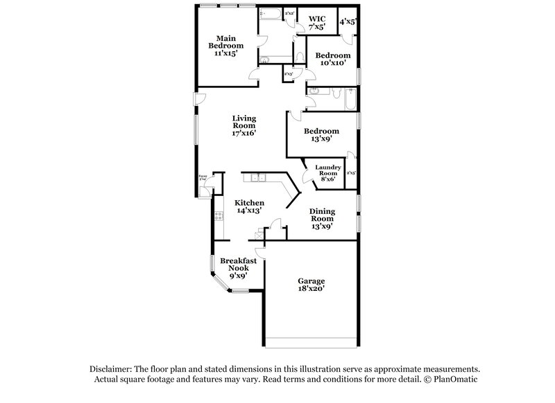 2,095/Mo, 5014 Colony Hurst Trl Spring, TX 77373 Floor Plan View