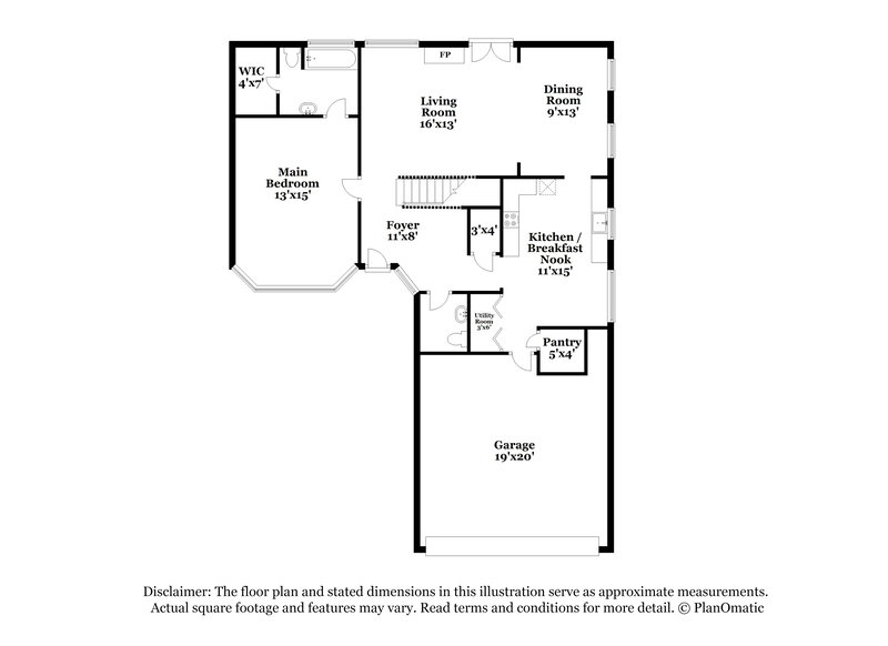 1,740/Mo, 19915 River Brook Dr Humble, TX 77346 Floor Plan View