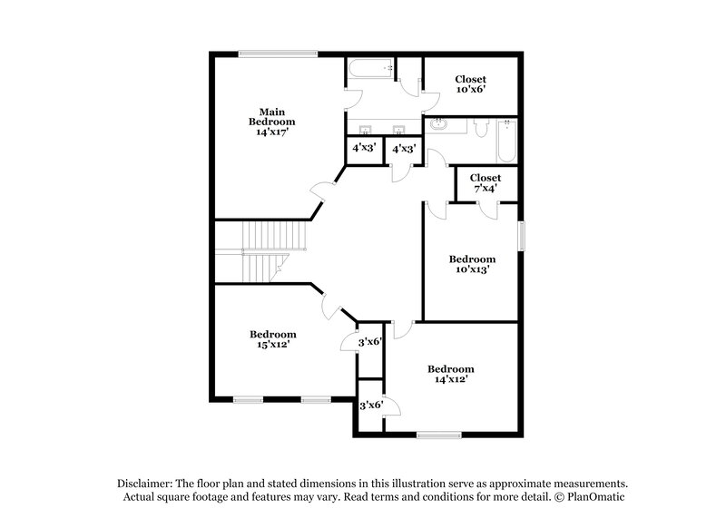 2,455/Mo, 4601 Clemwood Ln Kingwood, TX 77345 Floor Plan View 2