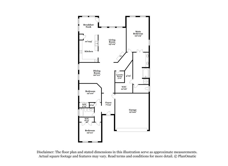 2,595/Mo, 4043 Basswood Dr Dickinson, TX 77539 Floor Plan View