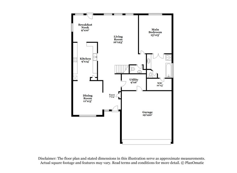 2,500/Mo, 7926 Summerdale Dr Rosenberg, TX 77469 Floor Plan View