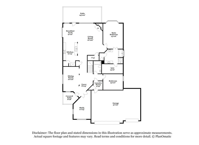 2,730/Mo, 32506 Jan Ln Pinehurst, TX 77362 Floor Plan View